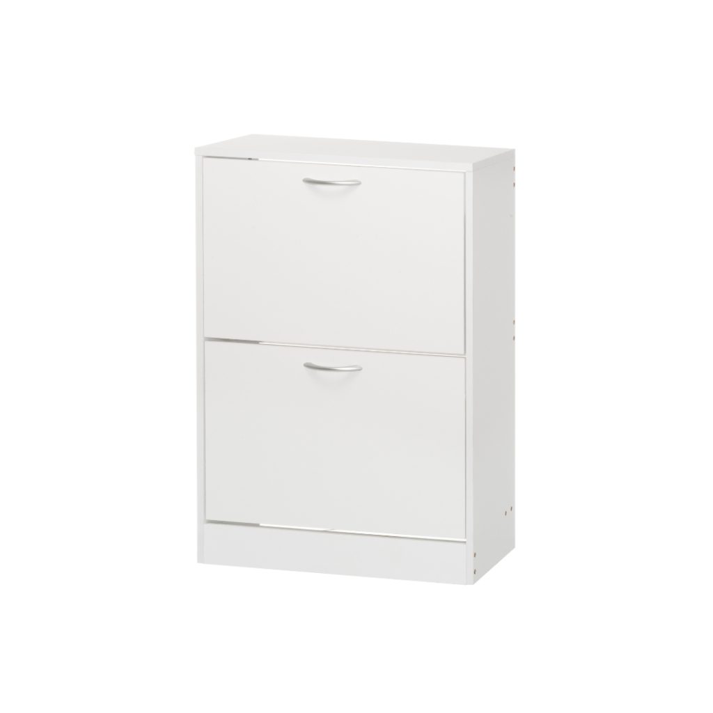 4living skoskap hvit 60x24x80 cm