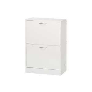 4living skoskap hvit 60x24x80 cm
