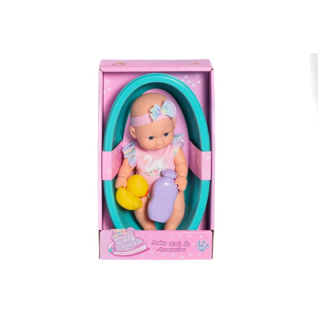 Lekesett med badedukke
