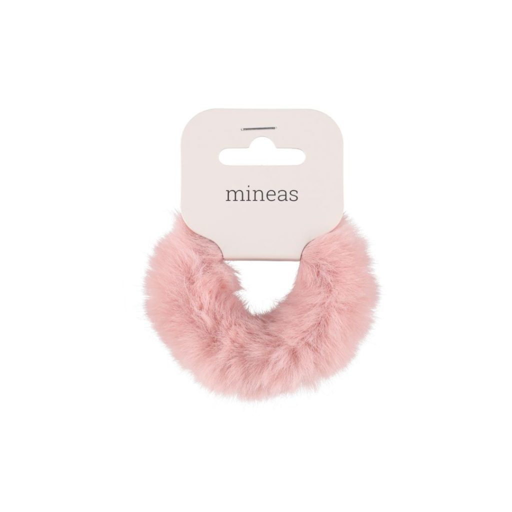 Mineas hårbånd fluffy askerosa