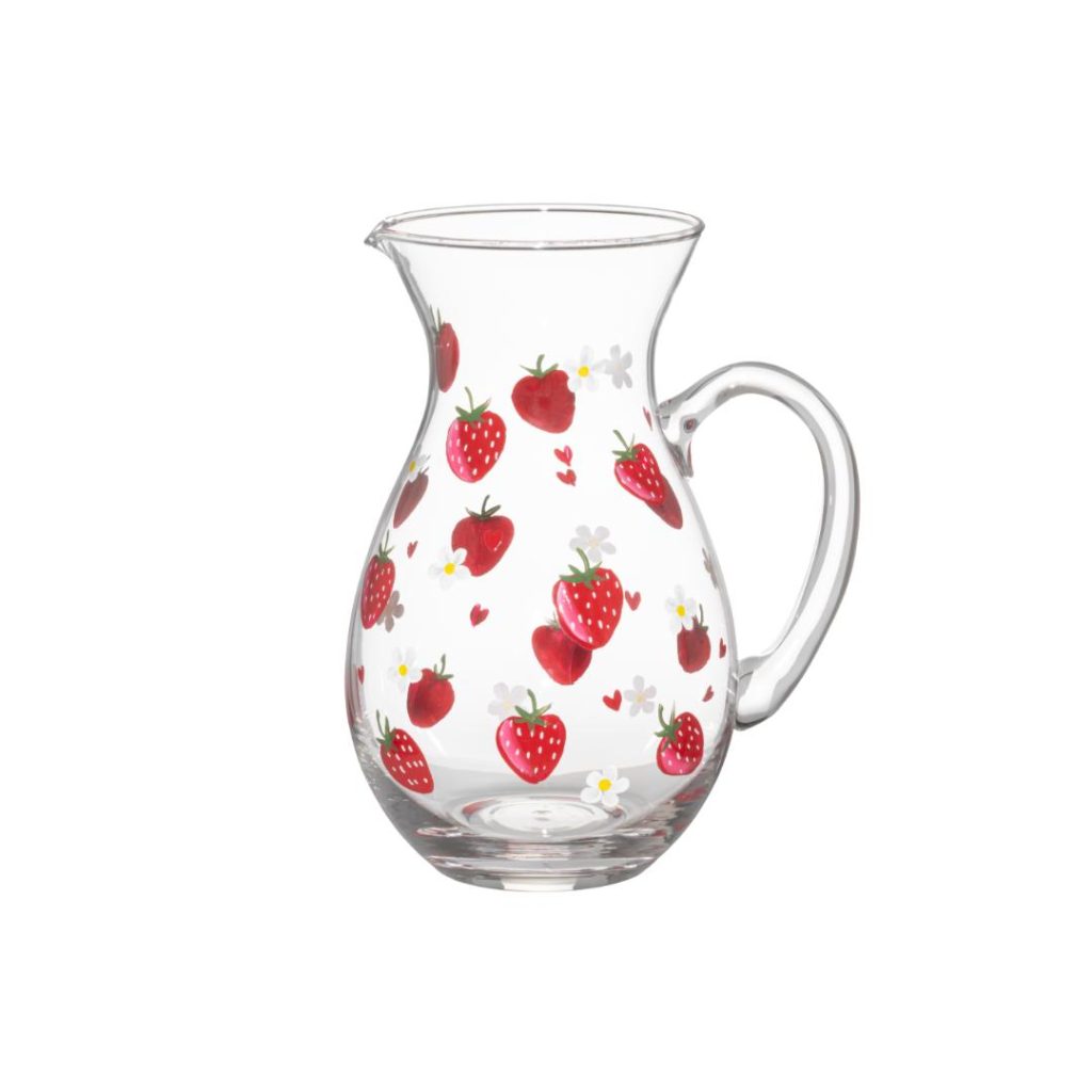 4living mugge glass jordbær 1,4 l