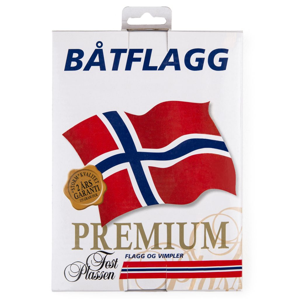 Båtflagg norsk  50 x  37
