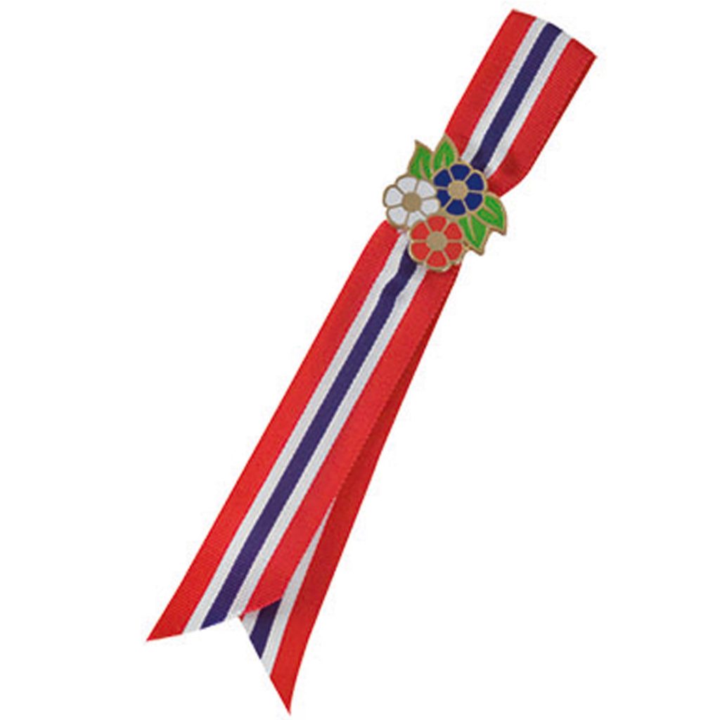 17 mai barnesløyfe med blomsterpinne