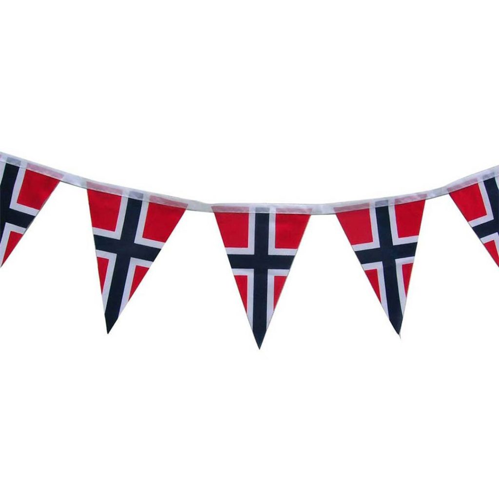 17.mai vimpelgirlander, 5m. norsk flagg