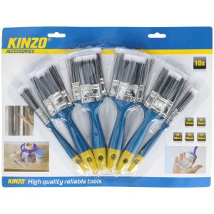 Kinzo malepensel flat 10 stykker