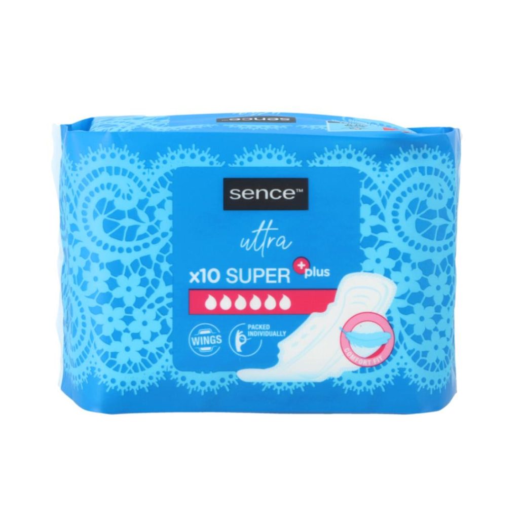 Sence sanitær bind super pluss 10 stk