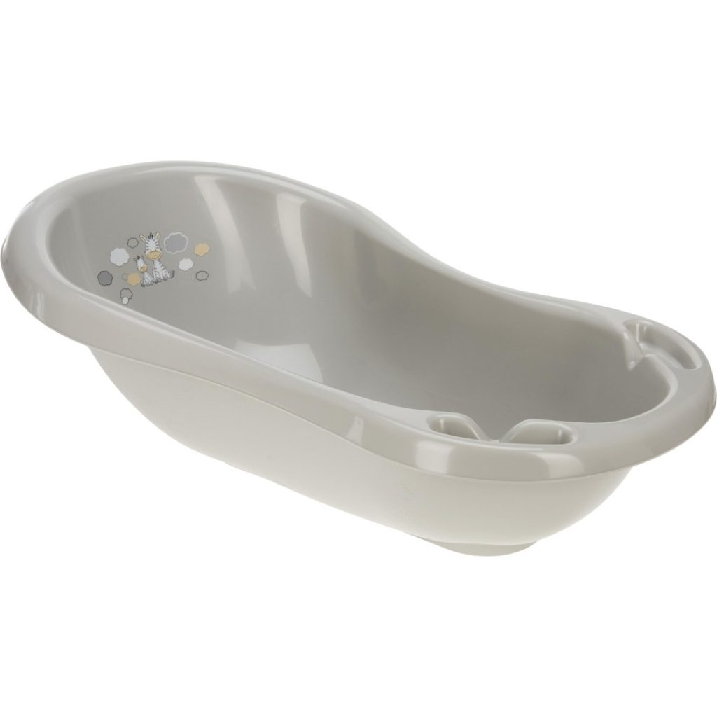 Badekar for baby 84x38 cm, grå